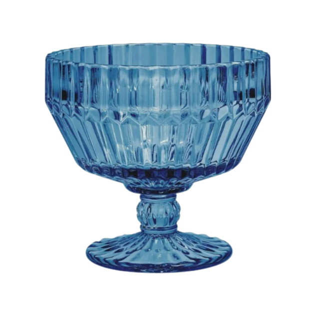 A272 - Taça Vidro Archie Blue Cornflower 11cm