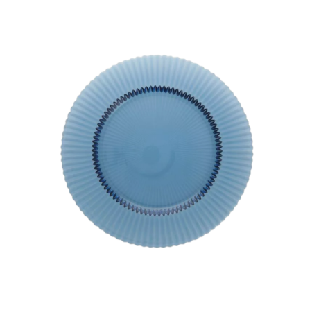 A286 - Prato Raso Vidro Archie Blue 27 cm