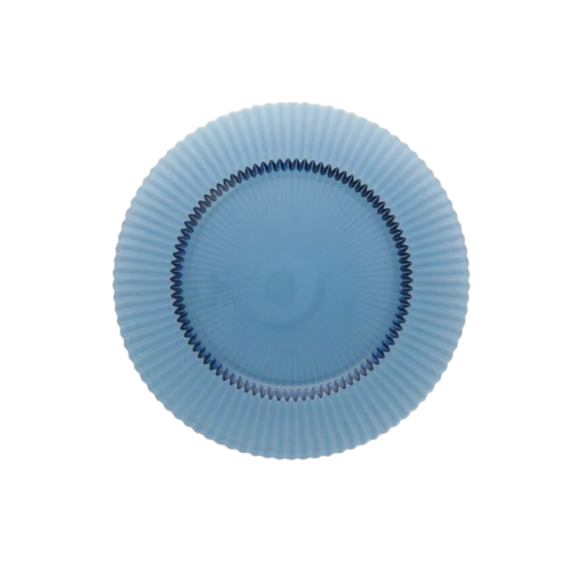 A286 - Prato Raso Vidro Archie Blue 27 cm