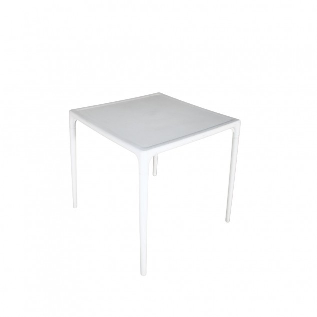 A835 - Mesa Exterior Branca 70x70cm