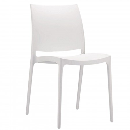 A836 - Cadeira  Branca Trix