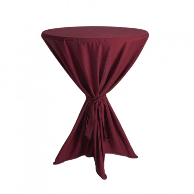 A935 - Camilha para Mesa Bistro Bordeaux Ø85cm - h1,14m