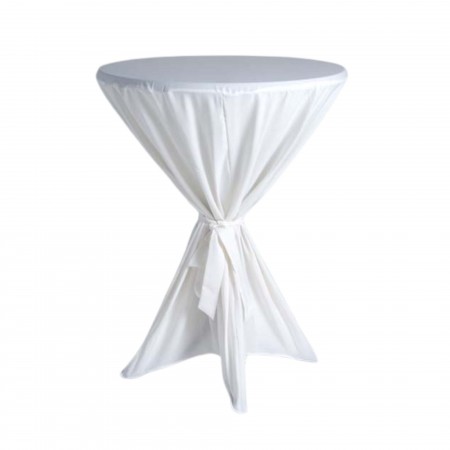 A936 - Camilha para Mesa Bistro Côr Cru Ø85cm - h1,14m