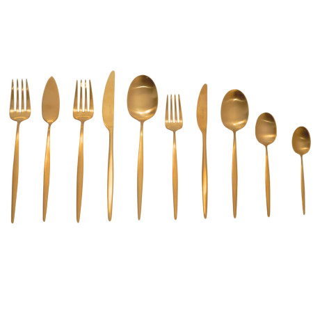  Faca Carne Dourado Mate Spirit